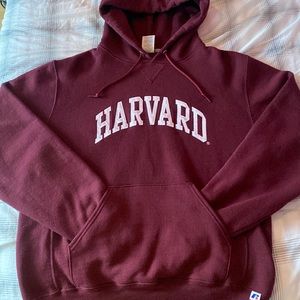 Harvard University Pullover Hoodie - MAROON, SIZE MEDUIM FOR $50.00